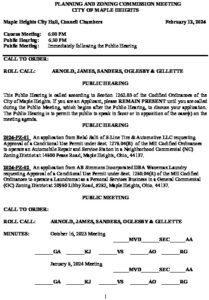 Icon of February-12-2024PZAgenda