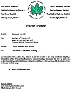 Icon of December-16-2024-Committee-of-the-Whole-Meeting-Notice