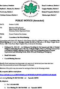 Icon of October-18-2021-Committee-of-the-Whole-Amended-Meeting-Notice