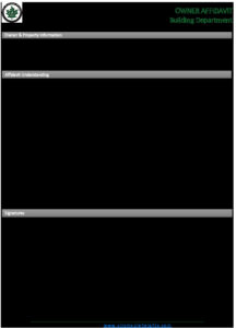 Icon of Owner-Affidavit