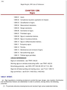 Icon of Sign-Regulations-Chapter-1296