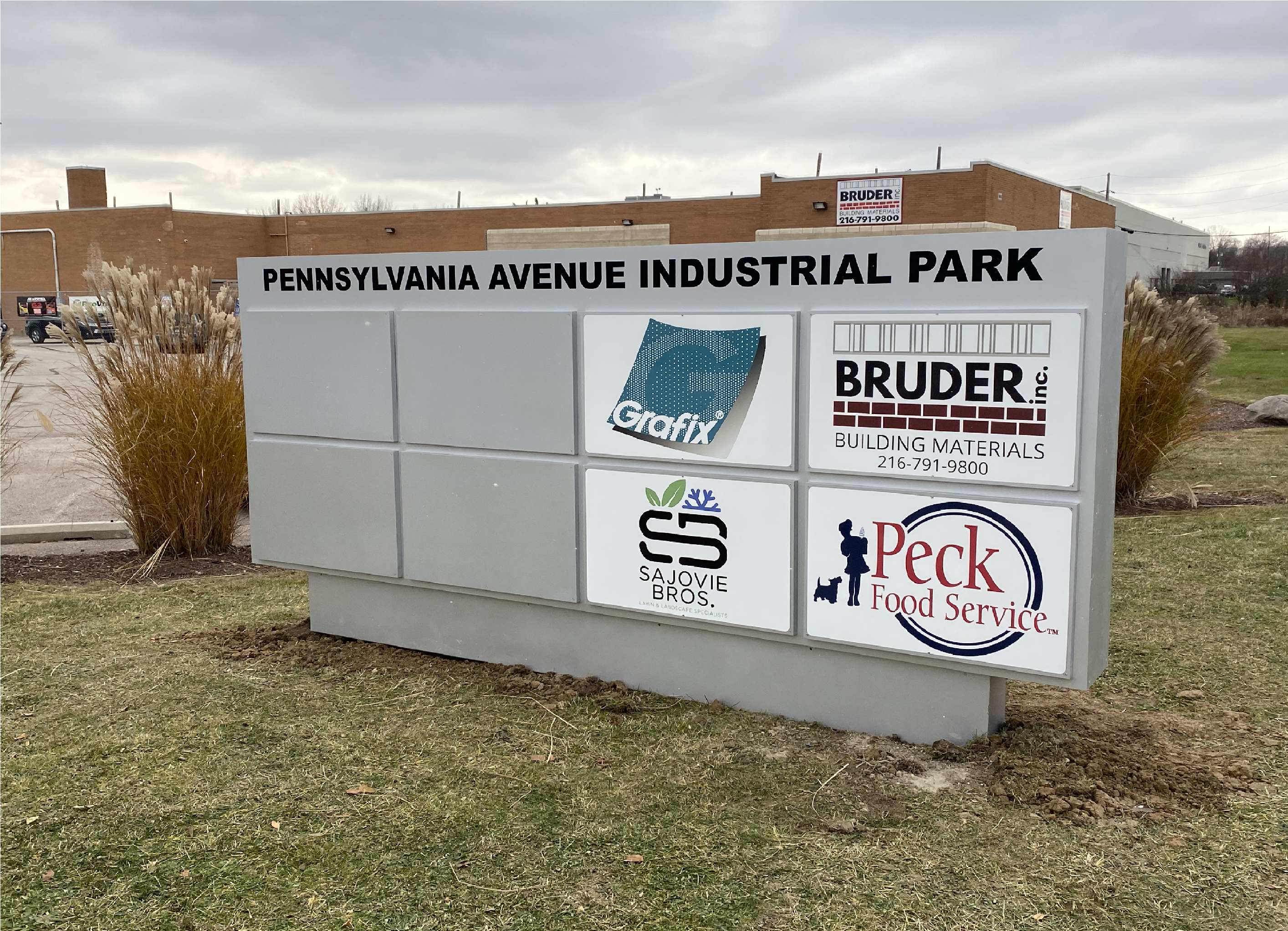 New Pennsylvania Avenue Industrial Parkway Sign